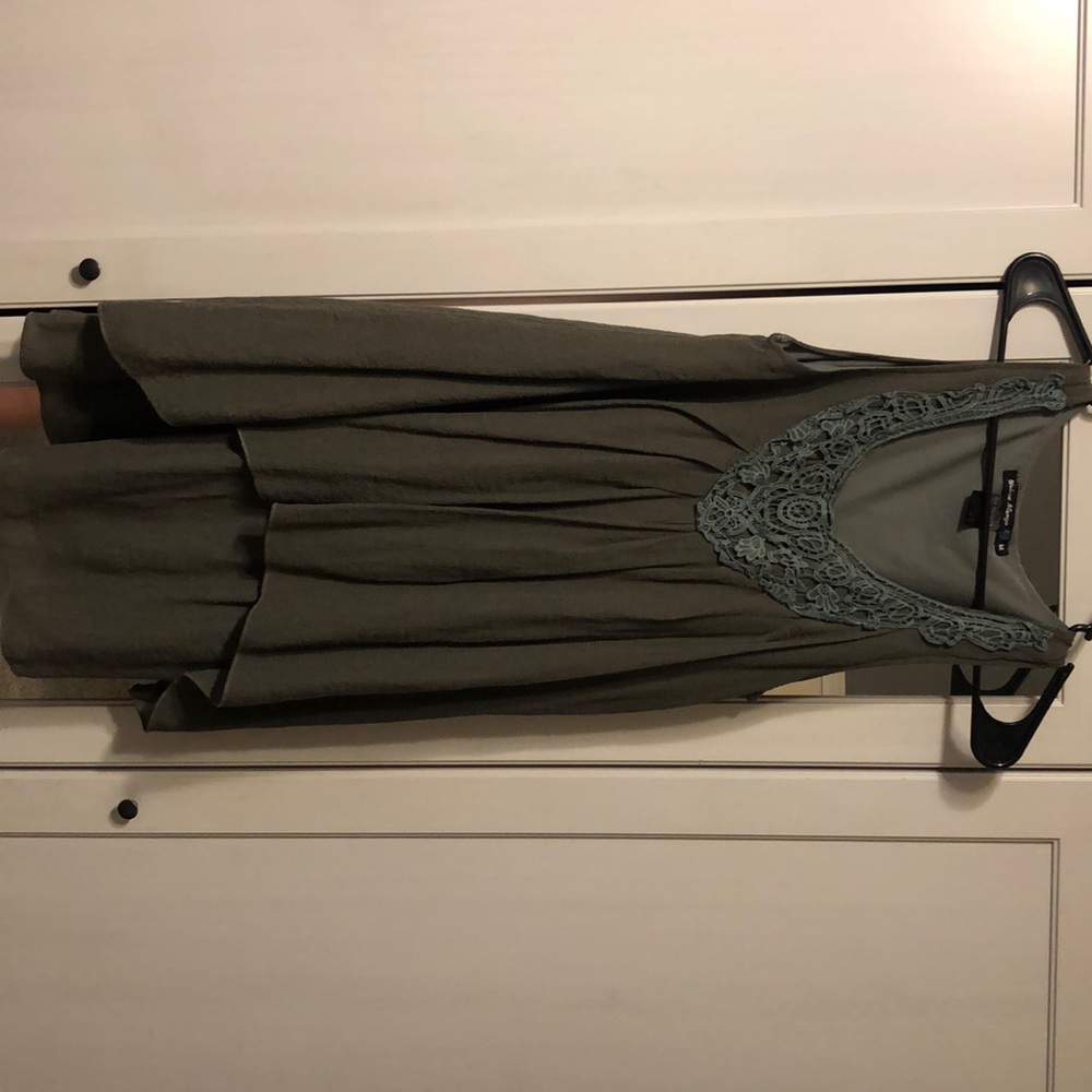 Olive green sundress